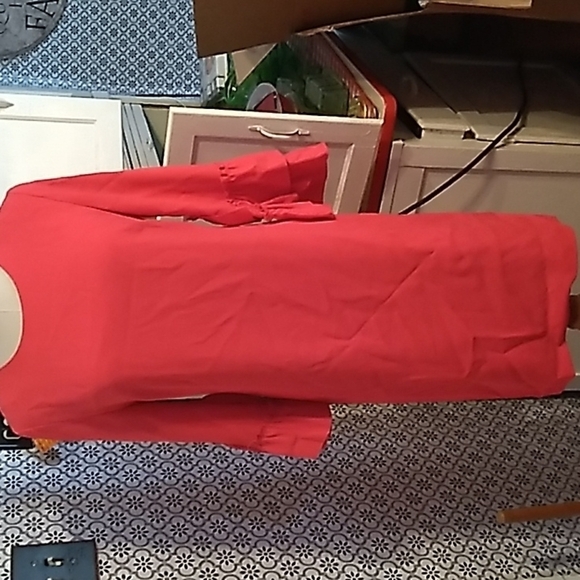 Sara Campbell Boston red shift dress nwt - Picture 1 of 5